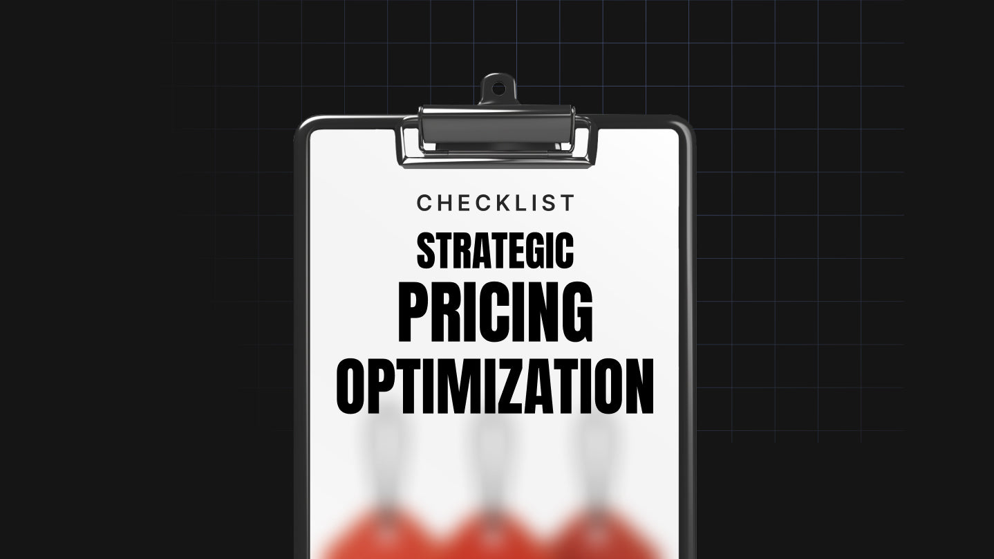 Strategic Pricing Optimization - Checklist