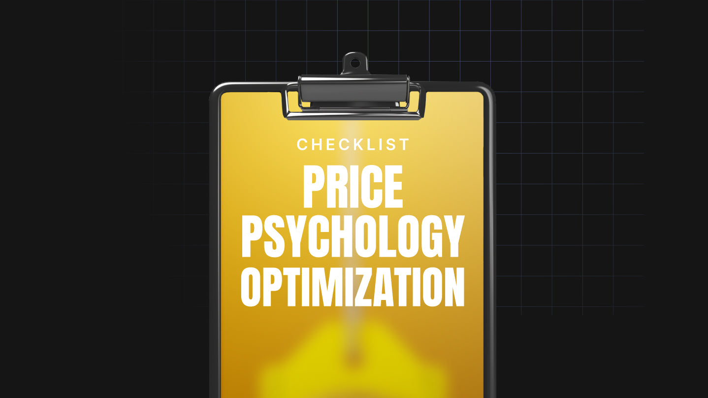 Price Psychology Optimization - Checklist