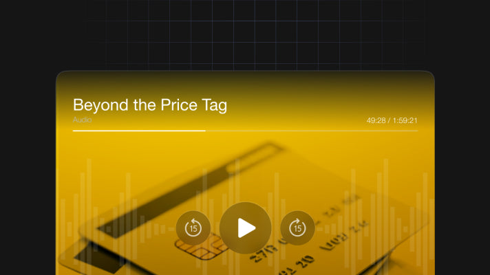 Beyond the Price Tag - Audio