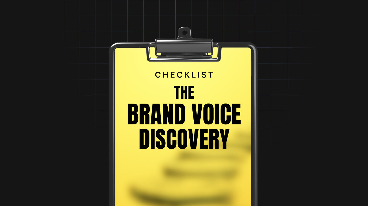 The Brand Voice Discovery - Checklist
