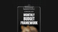 Monthly Budget Framework - Checklist