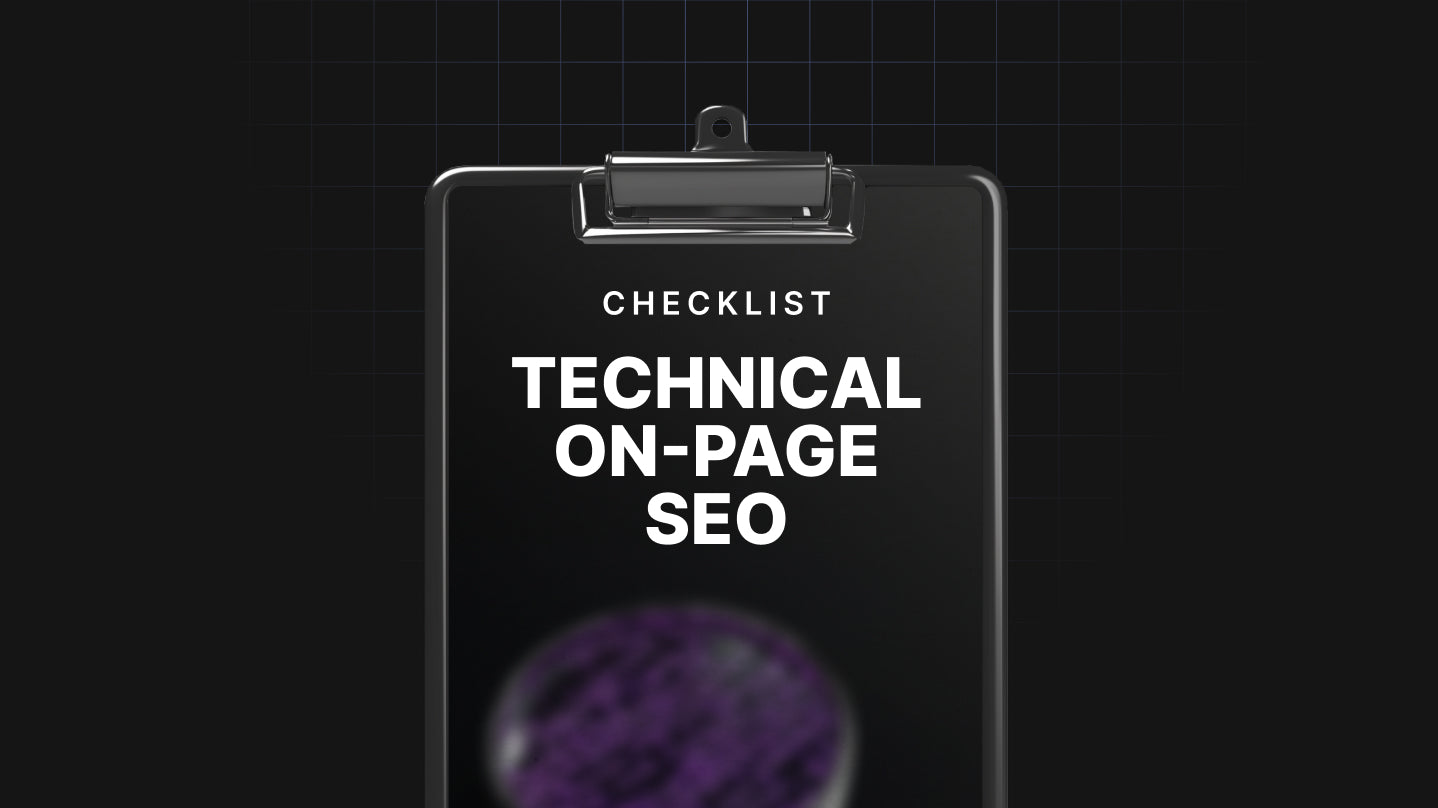 Technical On-Page SEO - Checklist