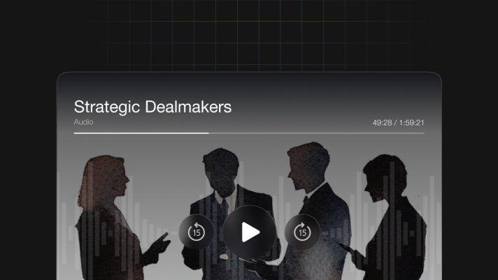 Strategic Dealmakers - Audio