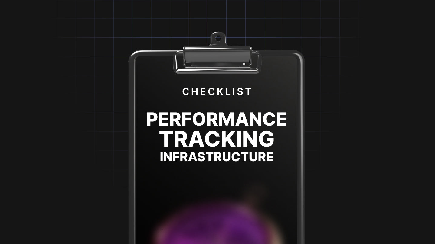 Performance Tracking Infrastructure - Checklist