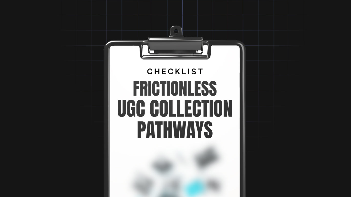 Frictionless UGC Collection Pathways - Checklist