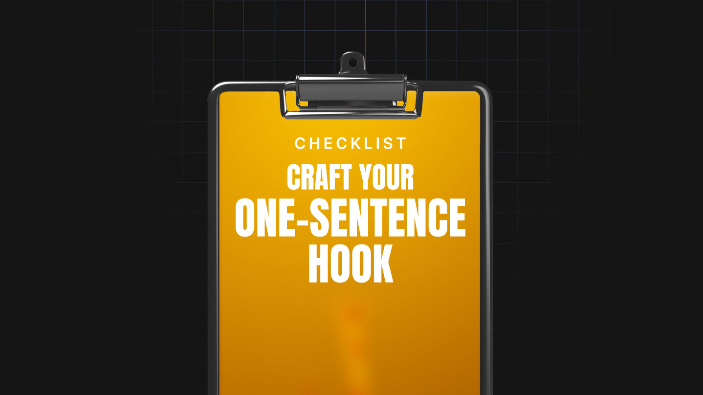 Craft Your One-Sentece Hook - Checklist