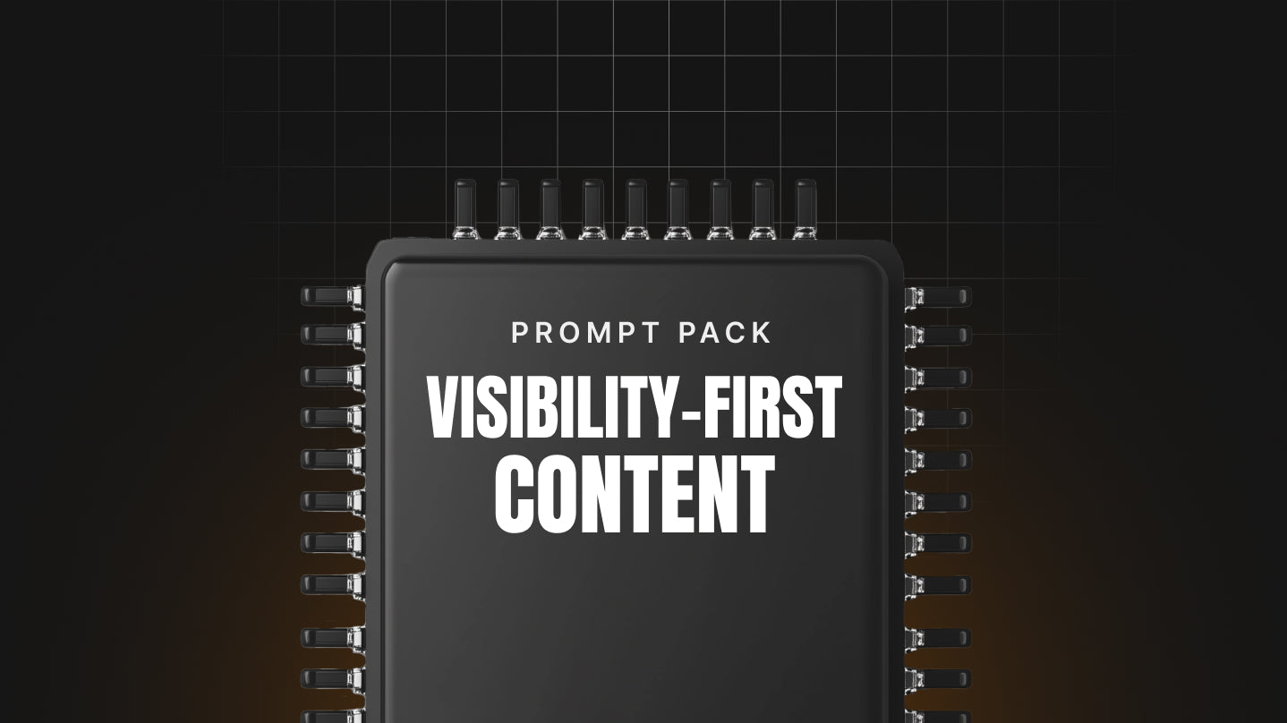 Visibility-First Content - Prompt Pack