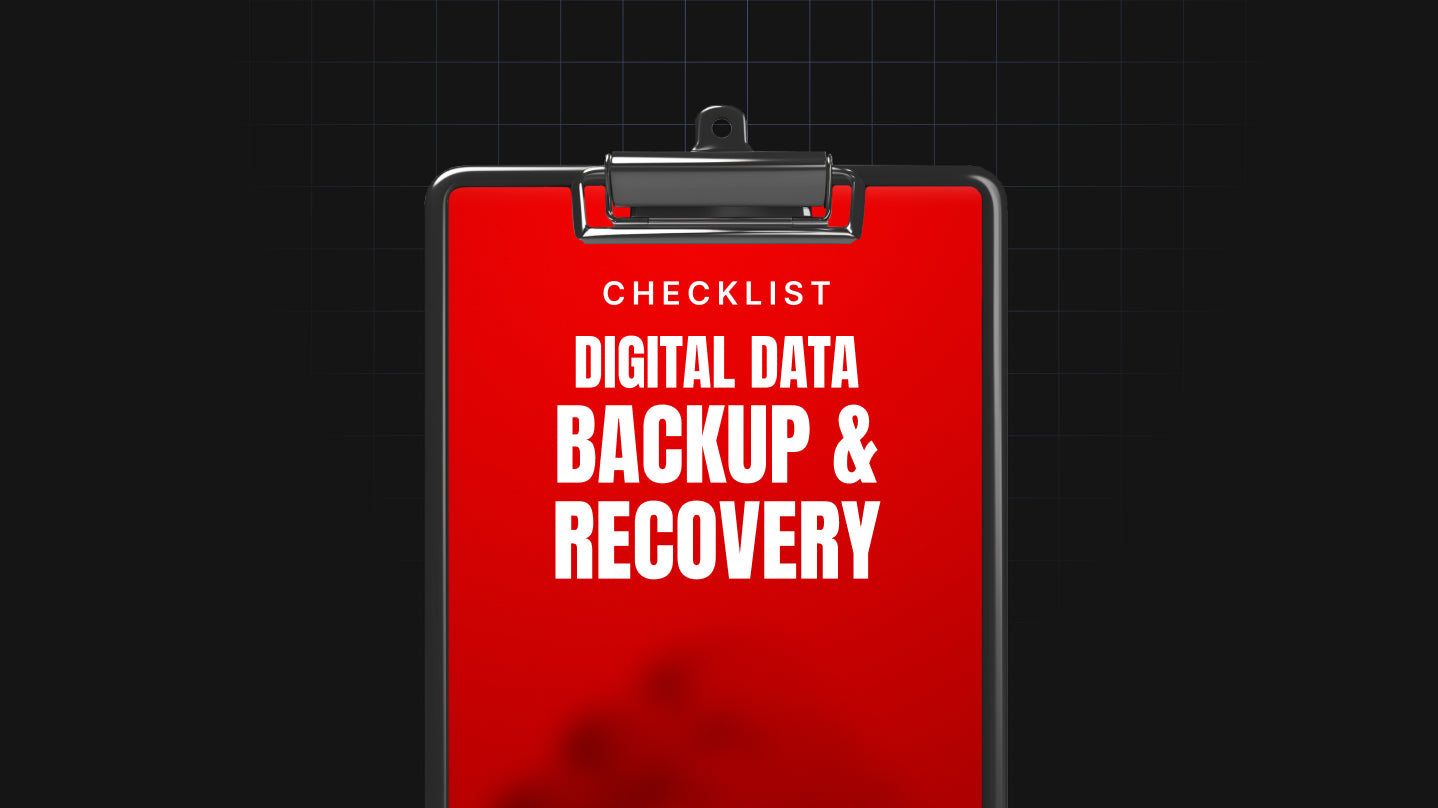 Digital Data Backup and Recovery - Checklist