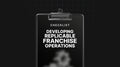Developing Replicable Franchise Operations - Checklist