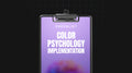 Color Psychology Implementation - Checklist