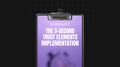 The 3-Second Trust Elements Implementation - Checklist