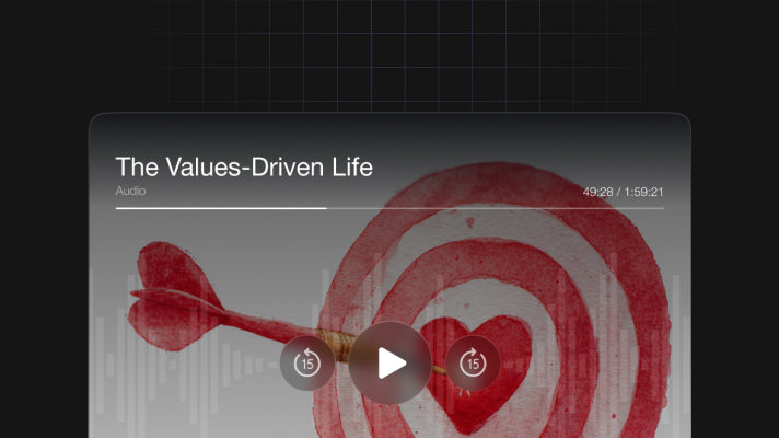 The Values-Driven Life - Audio
