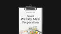Smart Weekly Meal Preparation - Checklist