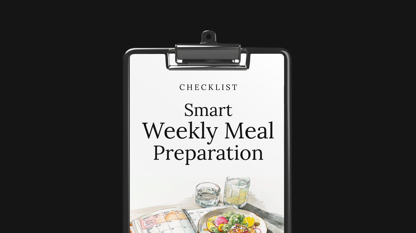 Smart Weekly Meal Preparation - Checklist
