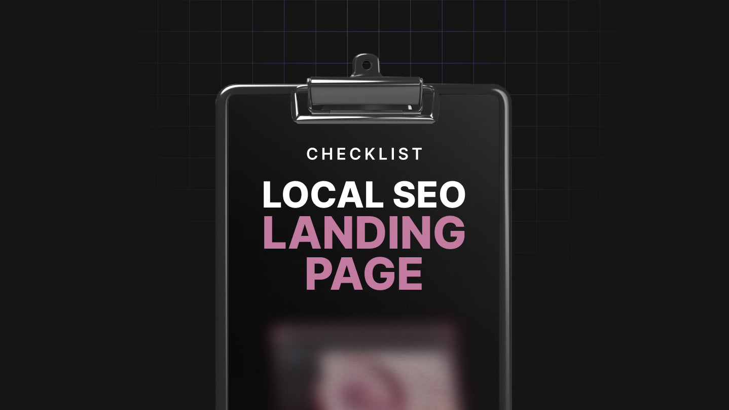Local SEO Landing Page - Checklist