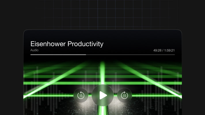 Eisenhower Productivity - Audio