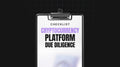 Cryptocurrency Platform Due Diligence - Checklist