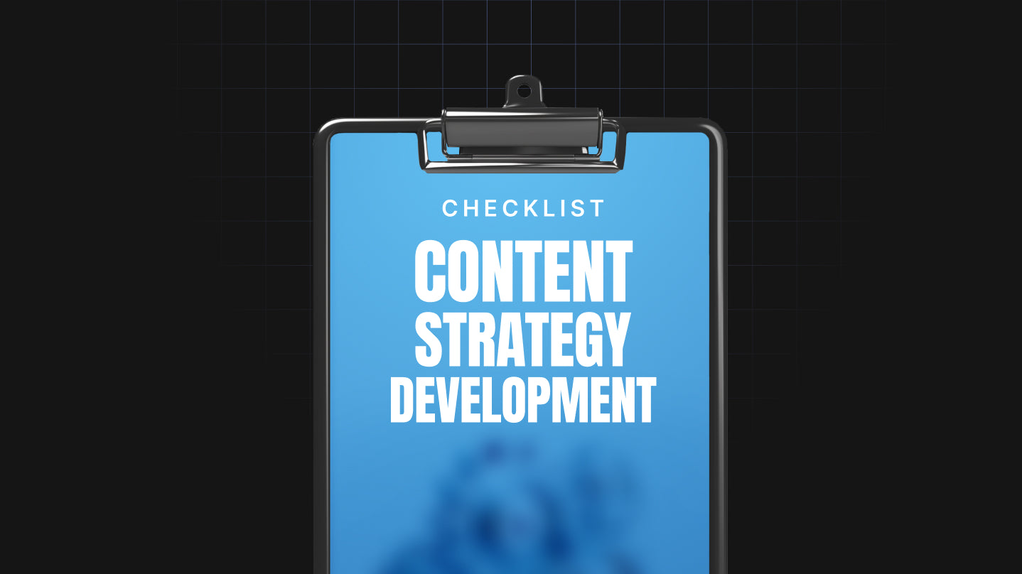 The Content Strategy Development - Checklist