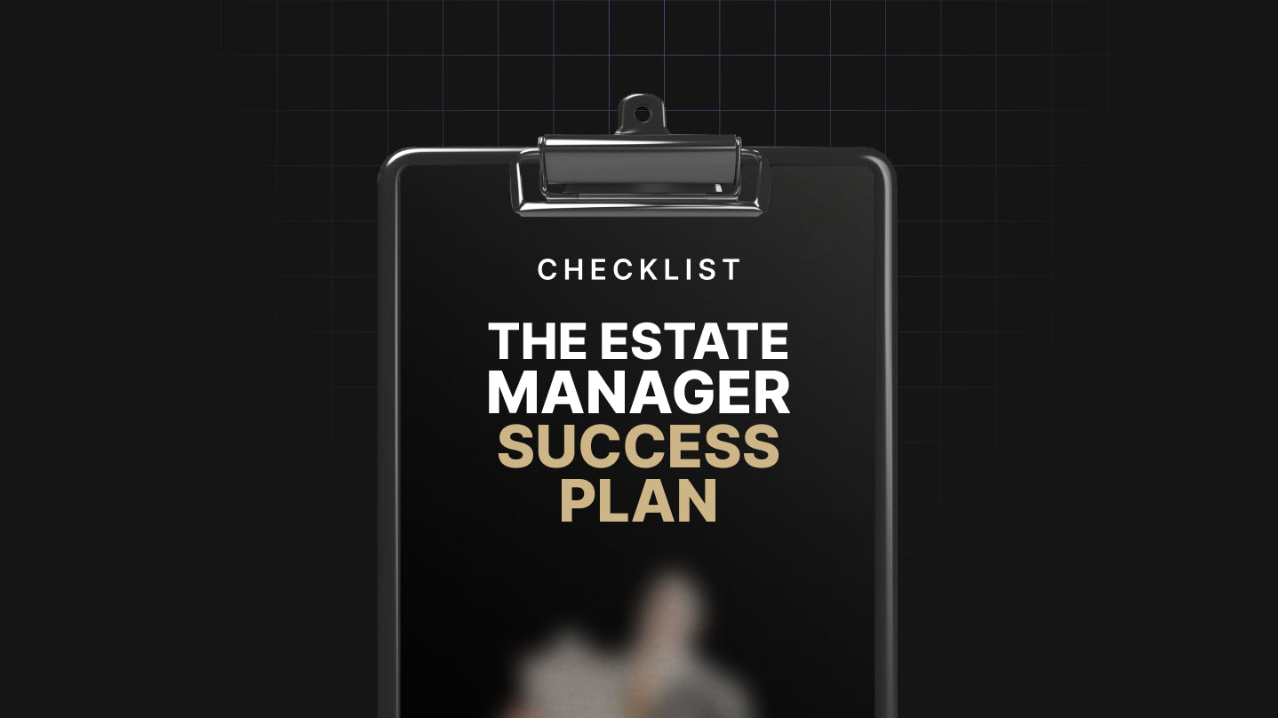 The Estate Manager Success Plan - Checklist