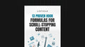 13 Proven Hook Formulas for Scroll-Stopping Content - List