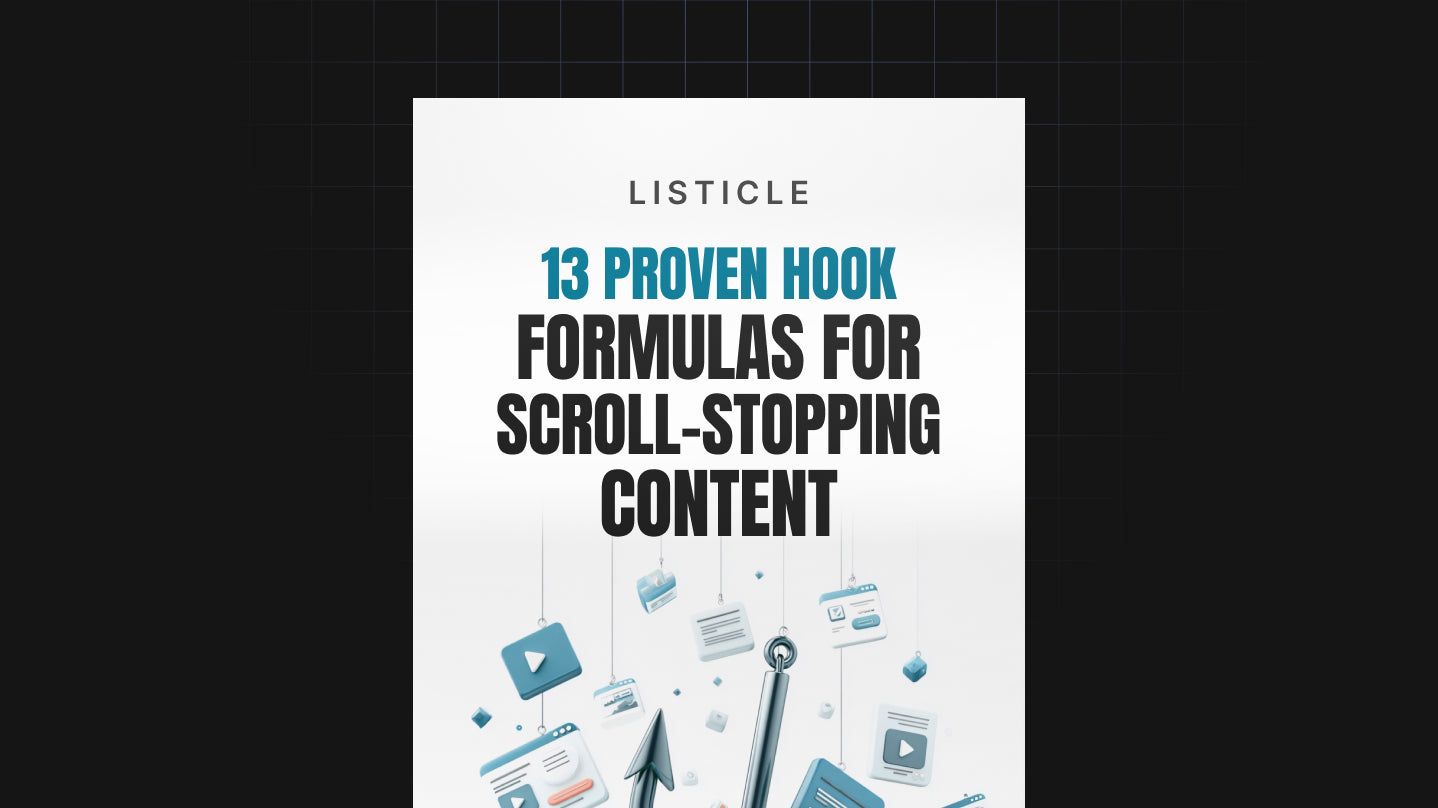 13 Proven Hook Formulas for Scroll-Stopping Content - List