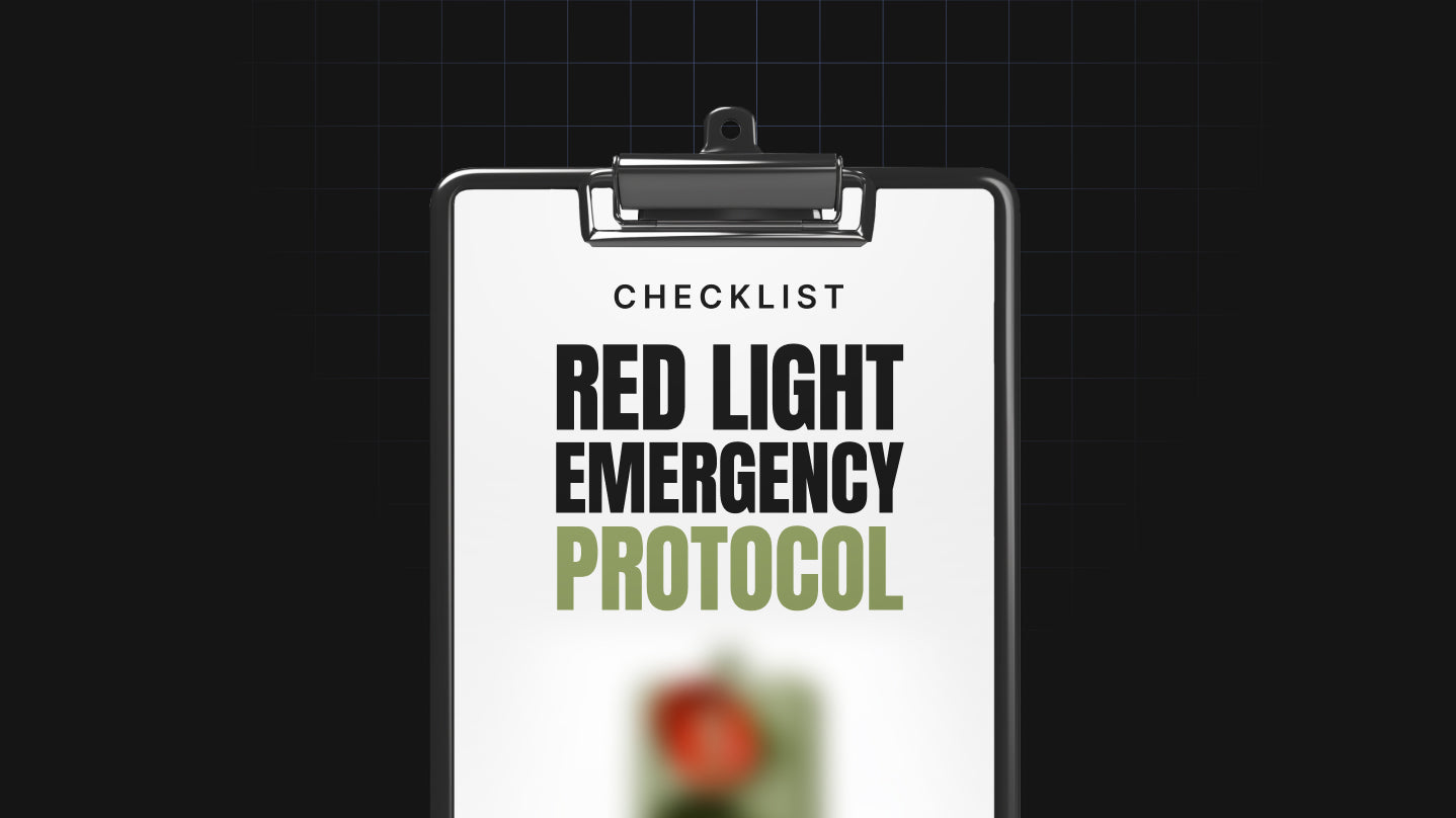 Red Light Emergency Protocol - Checklist