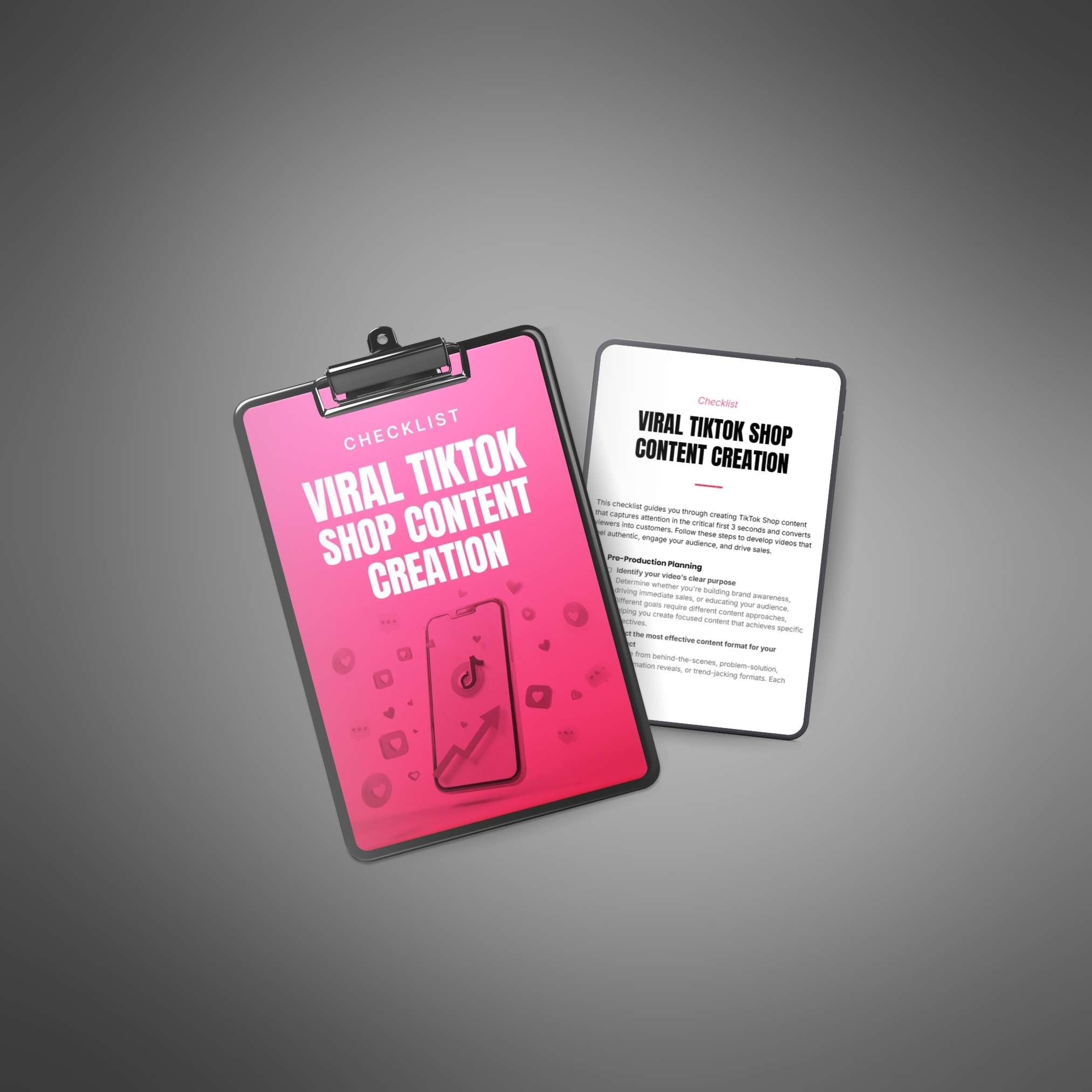 Viral TikTok Shop Content Creation - Checklist