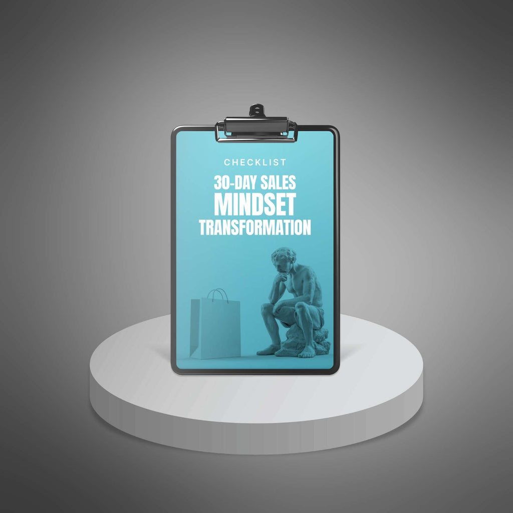 30-Day Sales Mindset Transformation - Checklist