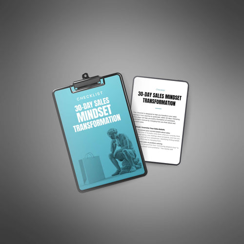 30-Day Sales Mindset Transformation - Checklist