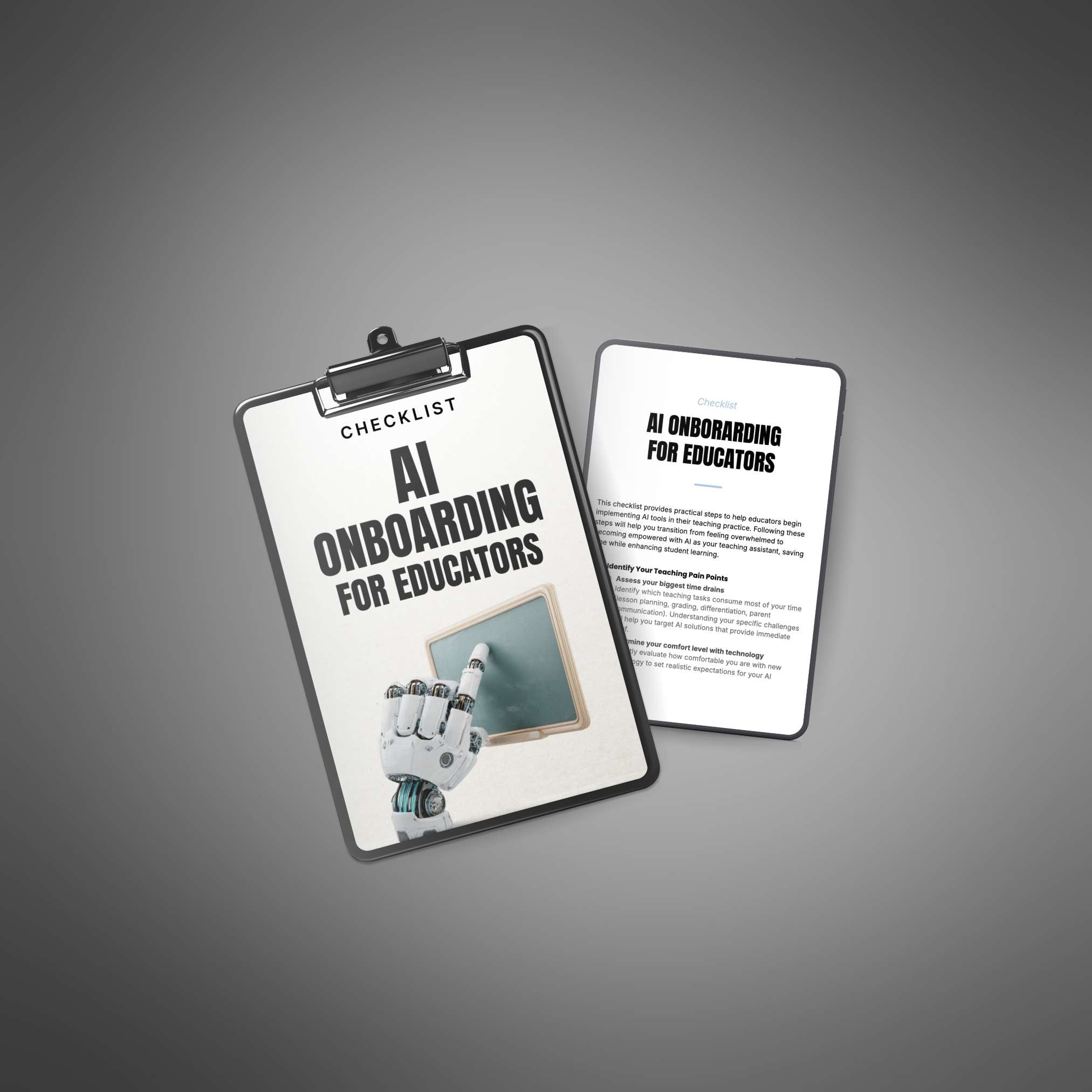 AI Onboarding for Educators - Checklist
