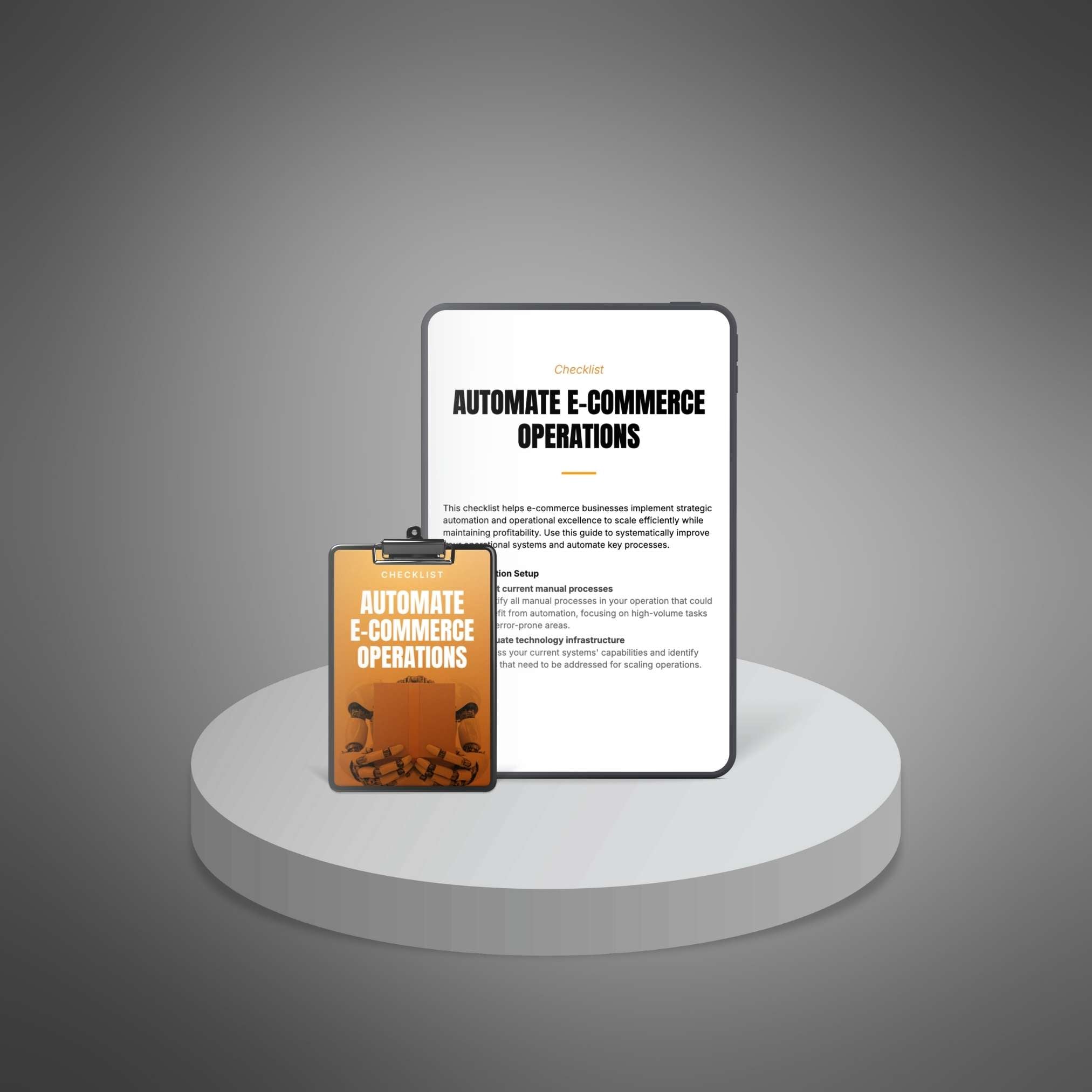 Automate E-Commerce Operations - Checklist