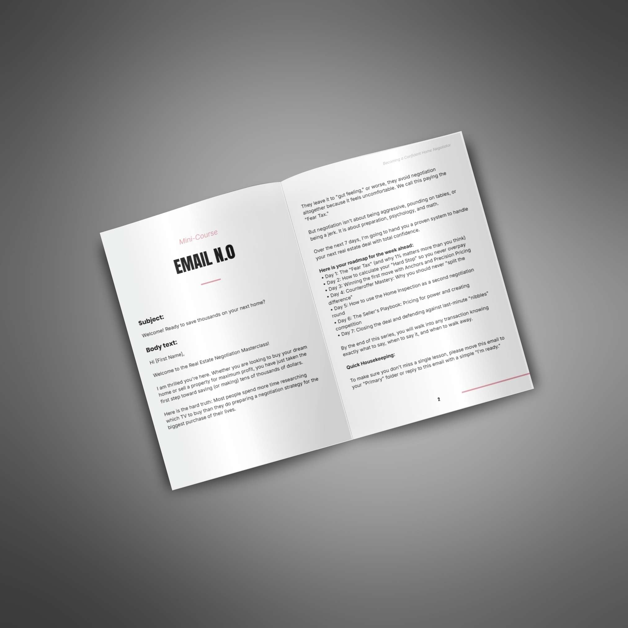 Becoming a Confident Home Negotiator - Mini Course