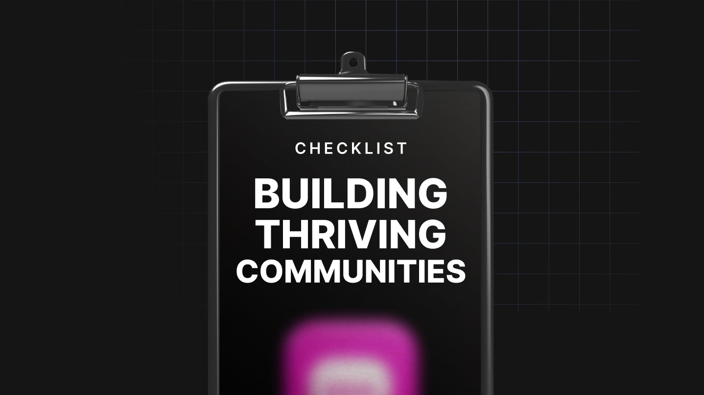 Building Thriving Communities - Checklist