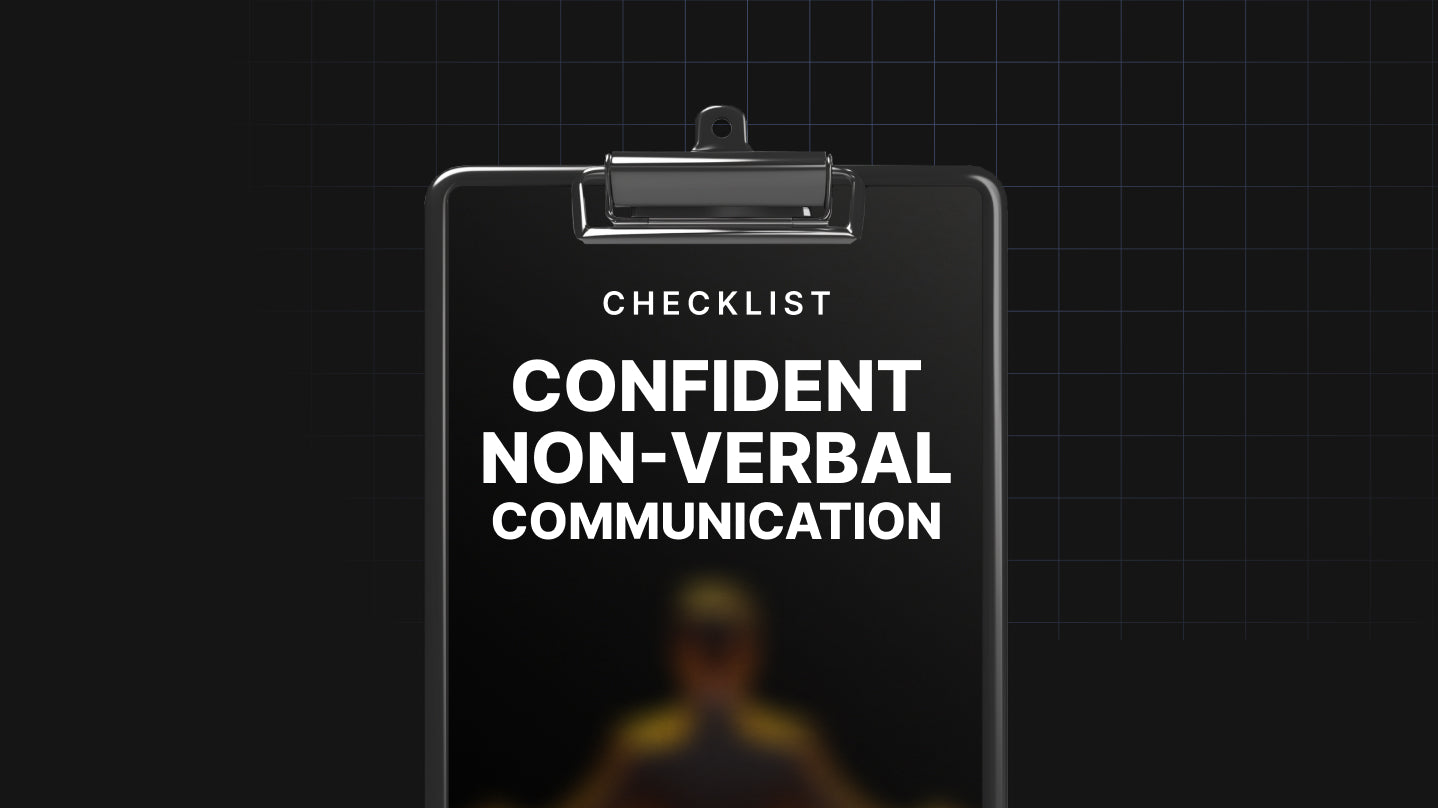 Confident Non-Verbal Communication - Checklist