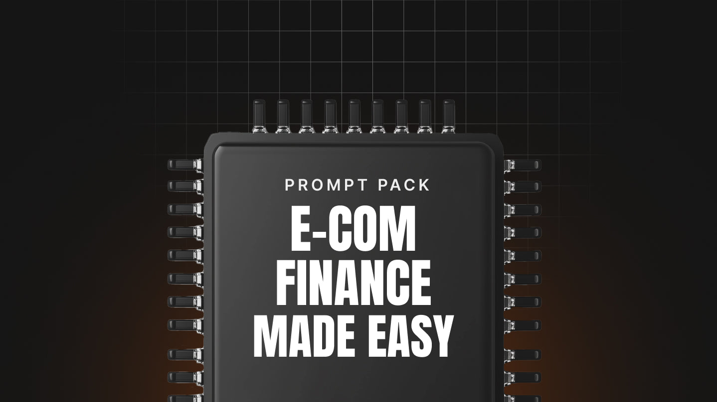 E-Commerce Finance Made Easy - Prompt Pack