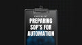 Preparing SOPs for Automation - Checklist