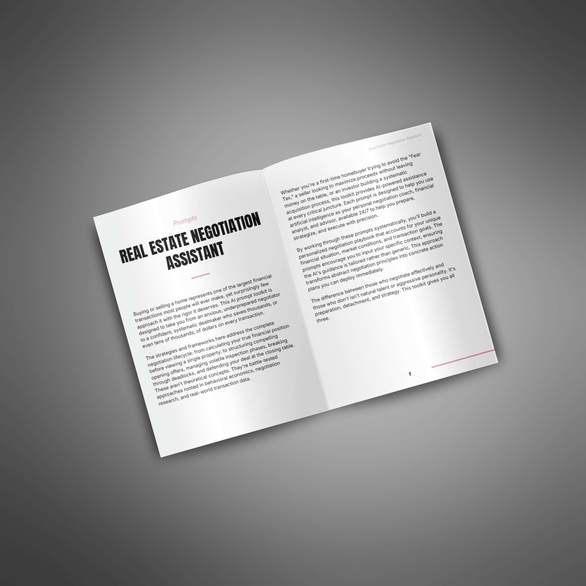 Real Estate Negotiation Assistant Prompt Pack