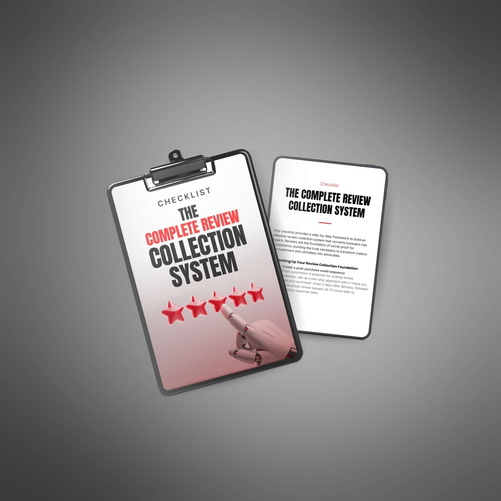 The Complete Review Collection System - Checklist