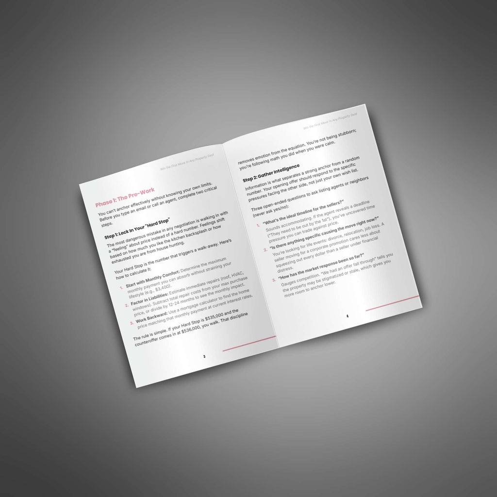 Win the First Move in Any Property Deal Guide - Guide