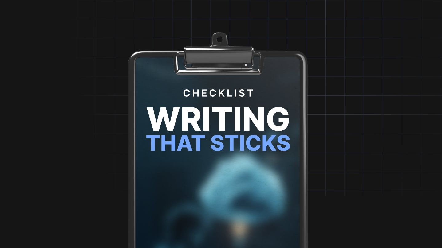 Writing That Sticks - Checklist