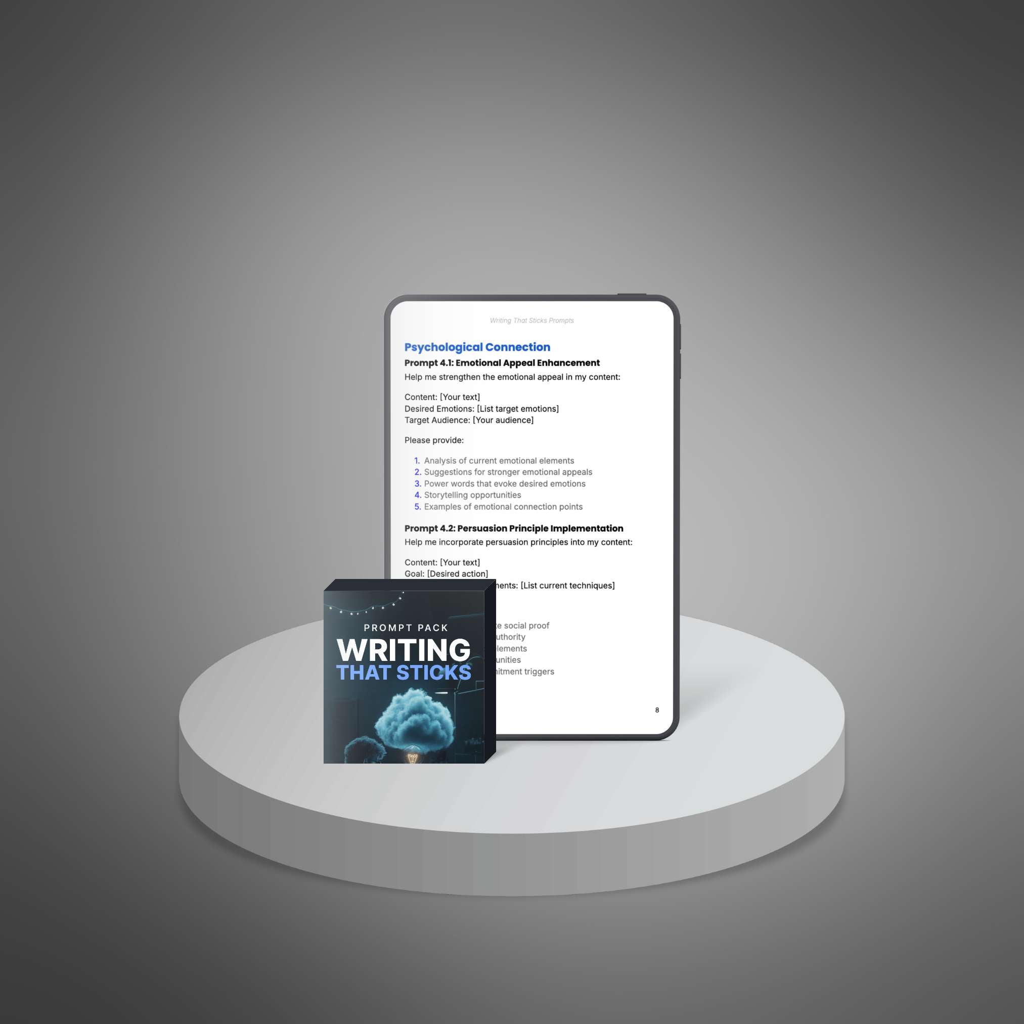 Writing That Sticks - Prompt Pack